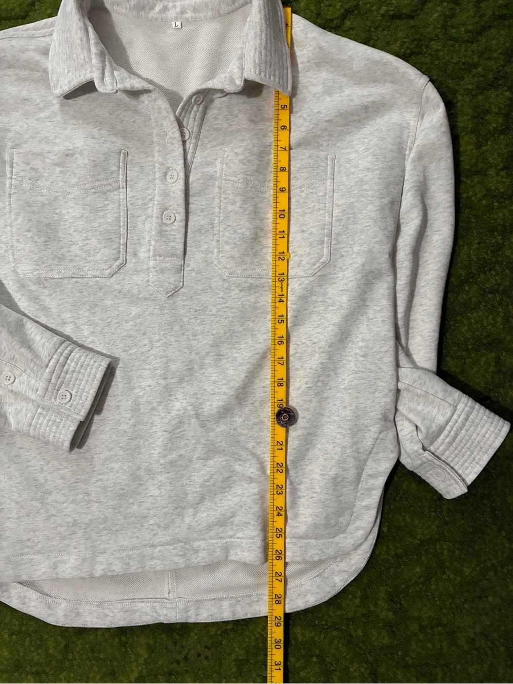 Vintage Pullover Collared Sweatshirt - Picture 9 of 11